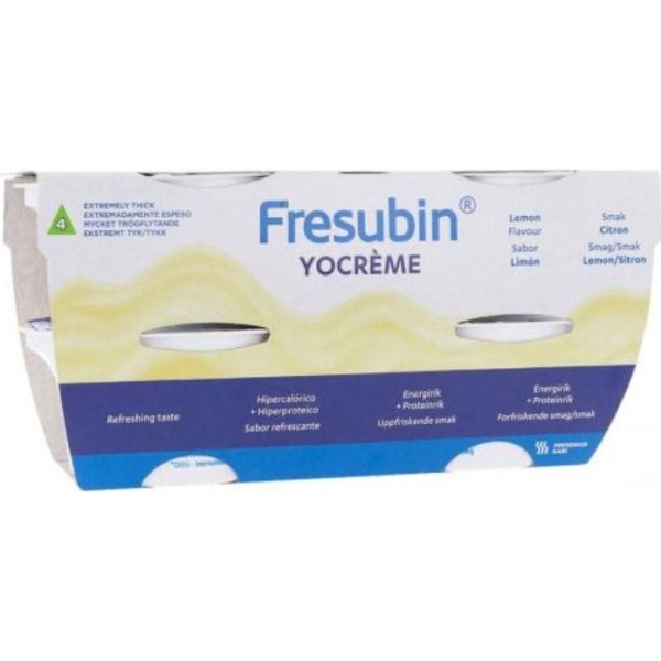 Fresubin Yocreme 4 Tarrinas 125 g Sabor Limon