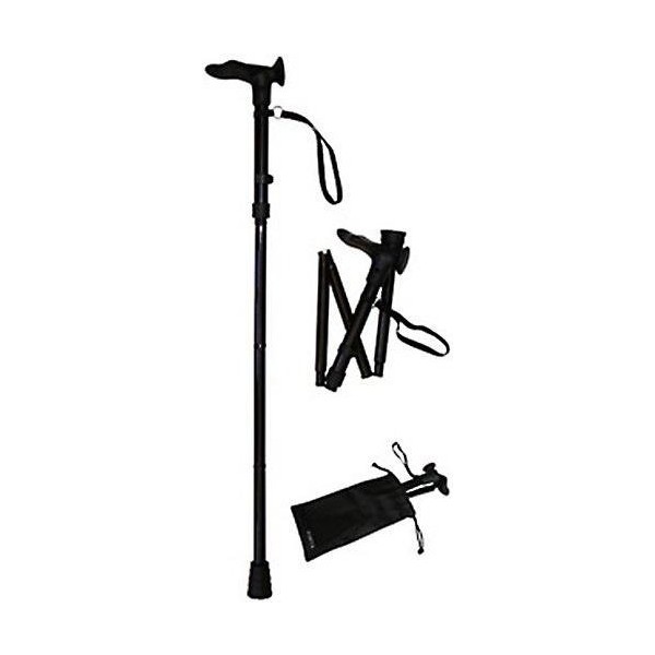 Baston Paseo Plegable Aluminio Izqd Bapr